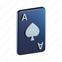 card, game, poker, casino, space, ace, gambling
