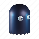 pacman, ghost, character, retro, classic, arcade, video game