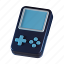 retro, game, gameboy, console, vintage, play