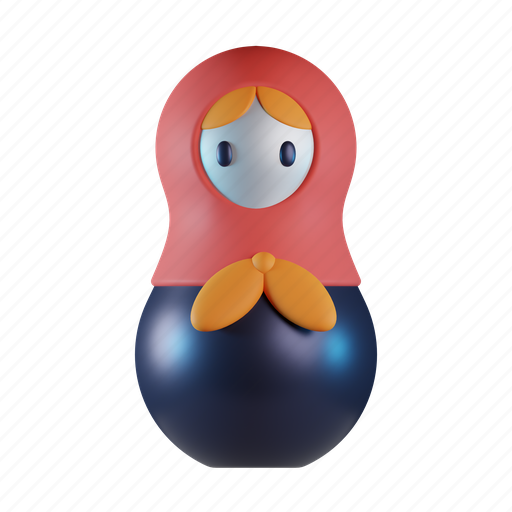Matryoshka, doll, toy, play, kid, child icon - Download on Iconfinder