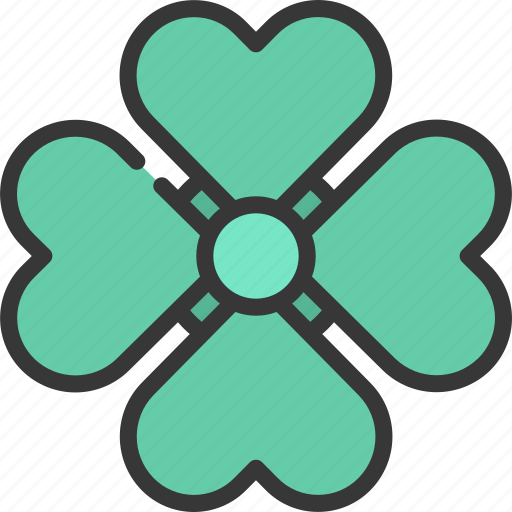 Clover, four, leaf, luck, lucky icon - Download on Iconfinder