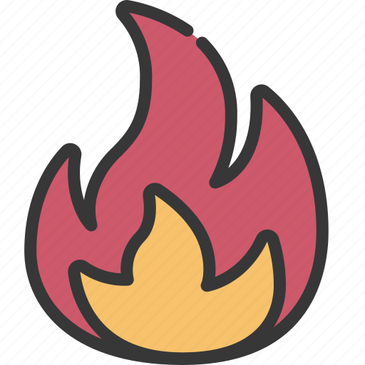 Flame, fire, lit, burn, torch icon - Download on Iconfinder