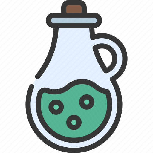 Potion, handled, bottle, drink, magic icon - Download on Iconfinder