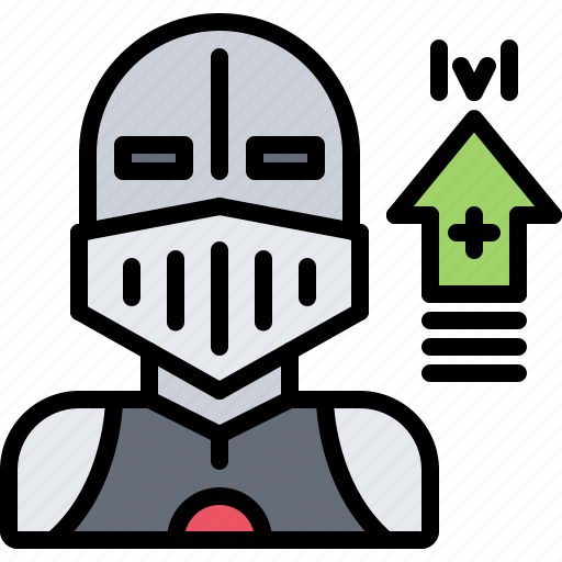 Cybersport, game, gamer, gaming, knight, level, up icon - Download on Iconfinder