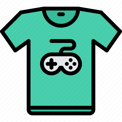 Cybersport, game, gamer, gaming, merch, shirt, t icon - Download on Iconfinder