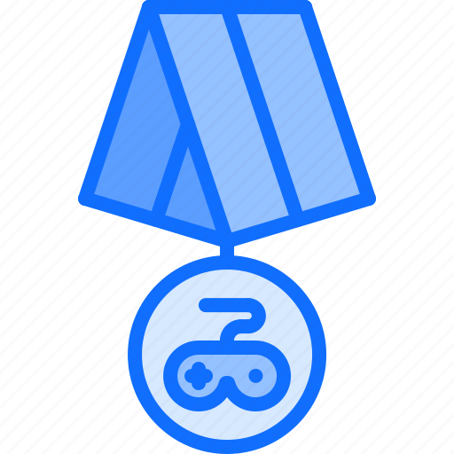 Achievement, cybersport, game, gamepad, gamer, gaming, medal icon - Download on Iconfinder