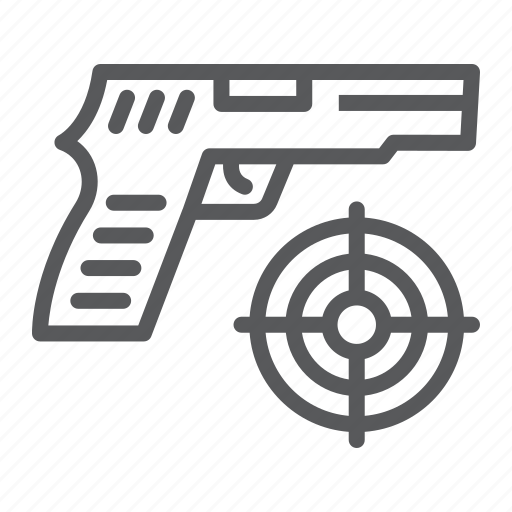 Game, gun, handgun, pistol, shooter, shooting, target icon - Download on Iconfinder