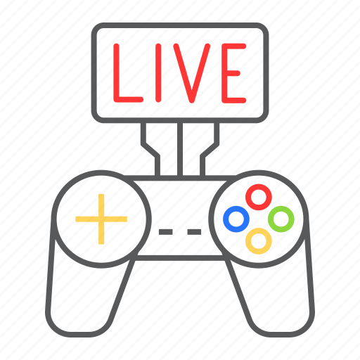 Console, game, gamepad, live, play, stream, streaming icon - Download on Iconfinder