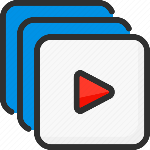 Archive, catalog, clip, movie, play, player, video icon - Download on Iconfinder