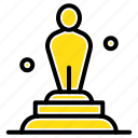 academy, award, oscar, statue, trophy