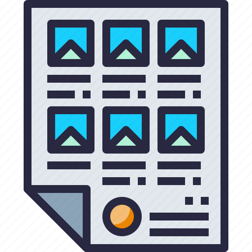 Document, paper, production, storyboard, storyborad icon - Download on Iconfinder