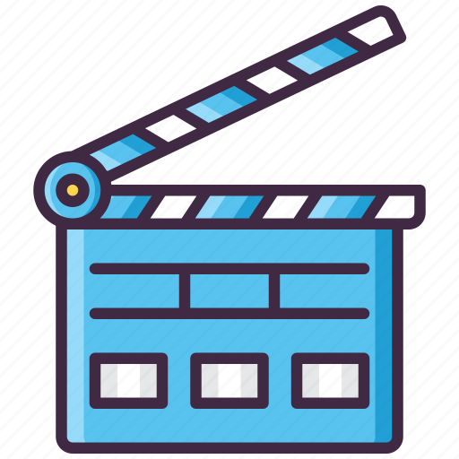 Action, clapper, film, movie icon - Download on Iconfinder