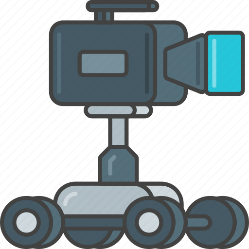 Camera, dolley, film, movie, production, video icon - Download on Iconfinder