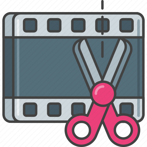 Clip, editing, film, montage, movie, production, video icon - Download on Iconfinder