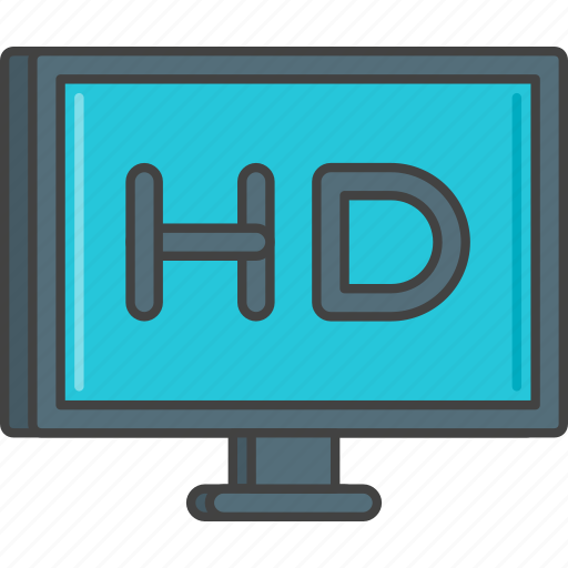 Film, hd, high definition, monitor, television, tv icon - Download on Iconfinder