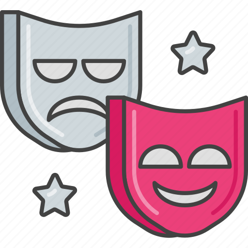 Act, acting, mask, show, theater, theatre icon - Download on Iconfinder