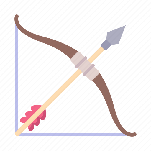 Bow, arrow, weapon, archery, hunting icon - Download on Iconfinder