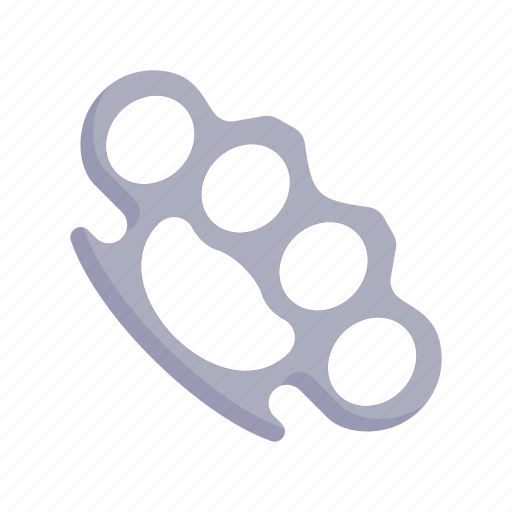 Brass, knuckles, weapon, fight icon - Download on Iconfinder