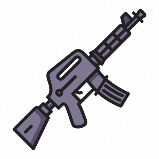 Assault, rifle, military, weapon icon - Download on Iconfinder