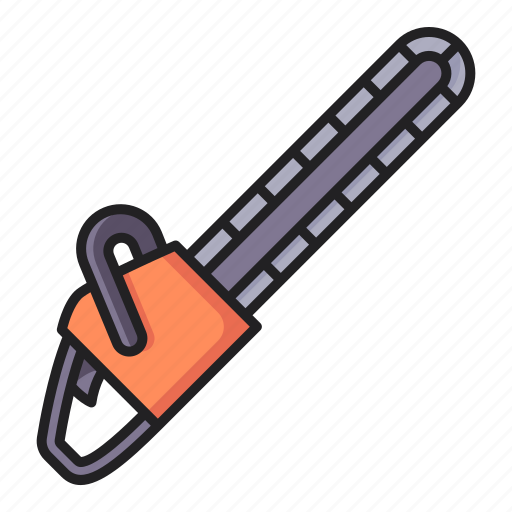 Chainsaw, saw, cut, wood icon - Download on Iconfinder