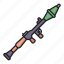 rocket, launcher, bazooka, weapon 