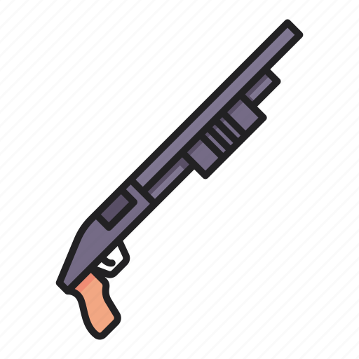 Shotgun, weapon, pump, firearm icon - Download on Iconfinder