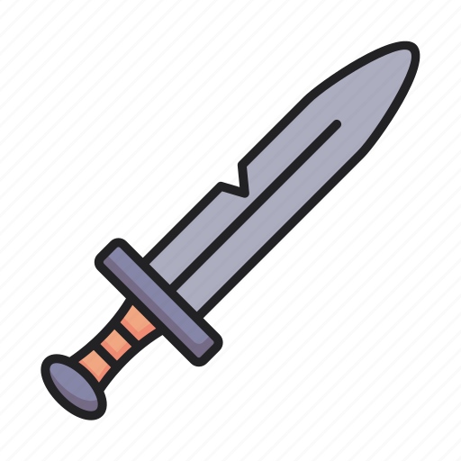 Sword, weapon, medieval, blade icon - Download on Iconfinder