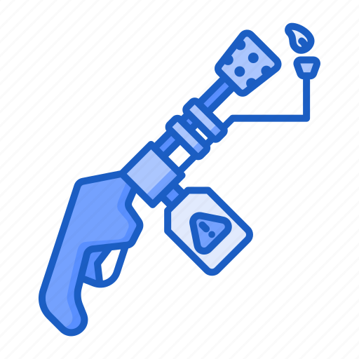 Flamethrower, fire, flammable, weapon icon - Download on Iconfinder