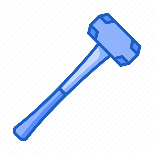 Sledgehammer, hammer, tool, mace icon - Download on Iconfinder
