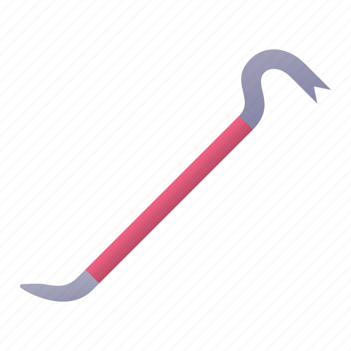 Crowbar, tool, construction, home, repair icon - Download on Iconfinder
