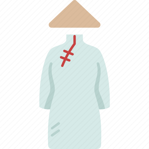 Aodai, female, costume, vietnamese, nationality icon - Download on Iconfinder