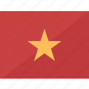 vietnam, flag, nation, country, official