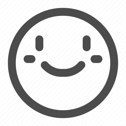 Blush, emoji, emoticon, happy, modest, proud icon - Download on Iconfinder