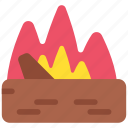 bonfire, fire, flame, history, viking, warrior