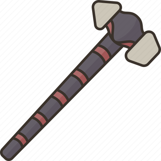 Hammer, weapon, steel, heavy, warrior icon - Download on Iconfinder