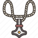 necklace, chain, viking, pendant, scandinavian