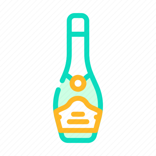 Champagne, alcoholic, drink, vineyard, production, alcohol icon - Download on Iconfinder