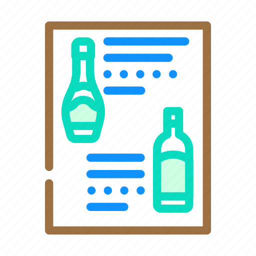 Menu, wine, vineyard, production, alcohol, drink icon - Download on Iconfinder