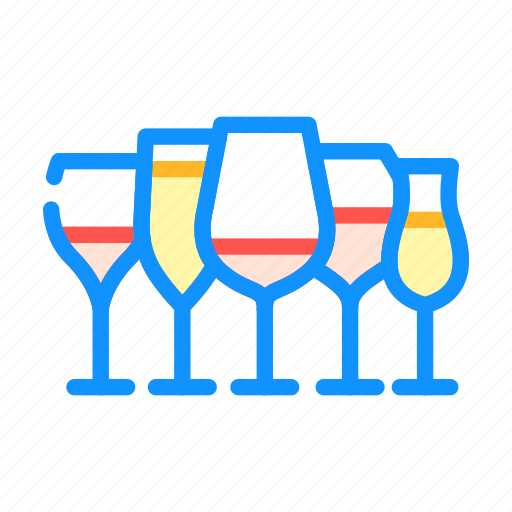 Wine, glasses, vineyard, production, alcohol, drink icon - Download on Iconfinder