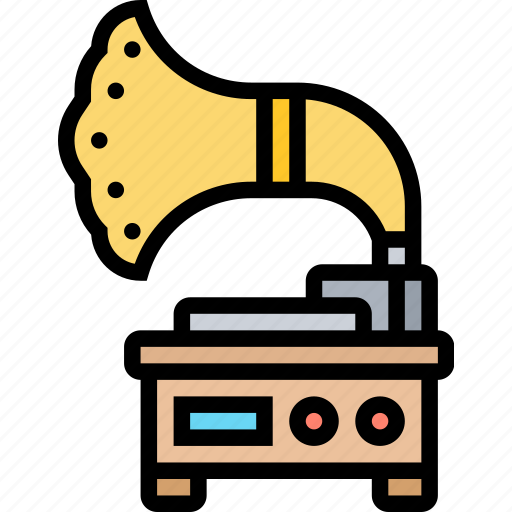 Record, player, music, listen, vintage icon - Download on Iconfinder