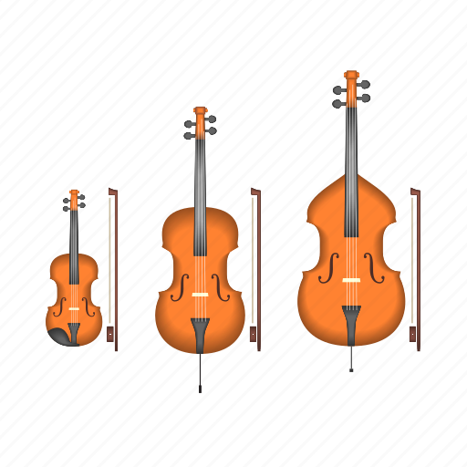 Bass, cello, double bass, instruments, music, song, violin icon - Download on Iconfinder