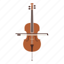bow, cello, instrument, music, song, strings
