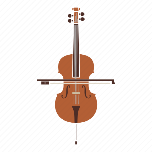 Bow, cello, instrument, music, song, strings icon - Download on Iconfinder