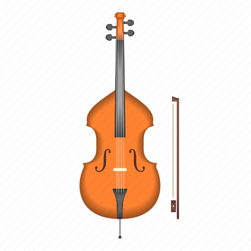 Bass, bow, double bass, instrument, music, song, strings icon - Download on Iconfinder