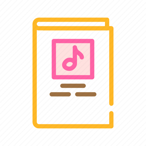 Notes, book, string, musical, bow, music icon - Download on Iconfinder