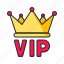 vip crown, crown, card, exclusive, vip, membership, premium, member 