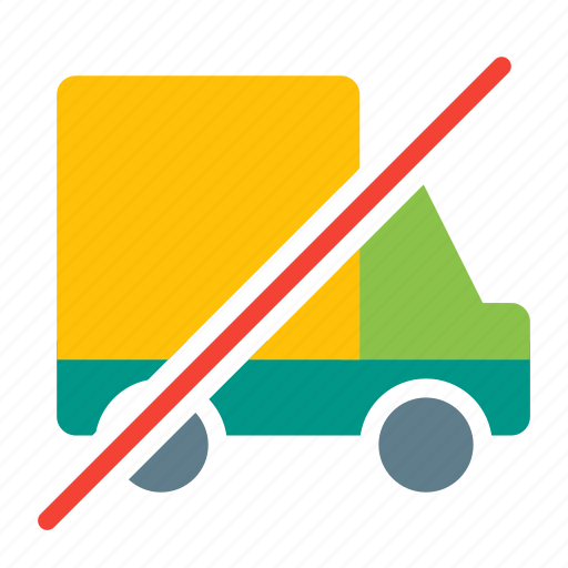 Delivery, no, shipping, shopping, transport, truck, vehicle icon - Download on Iconfinder