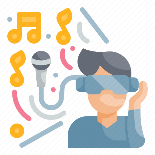 Music, singsong, vr, male, people icon - Download on Iconfinder