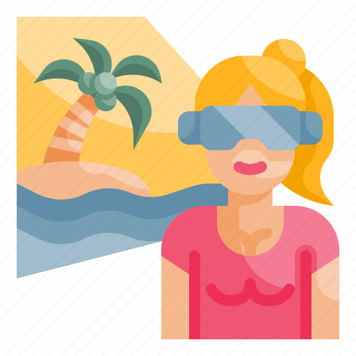 Travel, sea, vr, glasses, technology icon - Download on Iconfinder