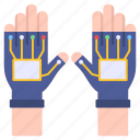 vr gloves, virtual reality gloves, vr mitten, gauntlet, hand covering